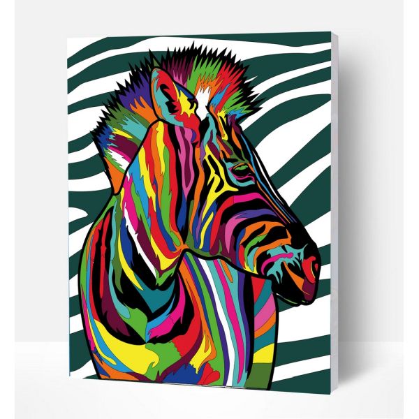 Paint by Numbers - Zebra